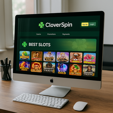 CloverSpin - Interface de bureau - Navigation intuitive et épurée